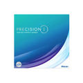 The Precision1 90 Pack by PRECISION1 features blue and teal gradient packaging with white text and a circular logo, emphasizing SMARTSURFACE Technology for better vision. Every lens includes built-in UV protection for added safety.