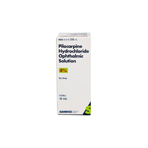 Pilocarpine, 4%, Sandoz 15mL