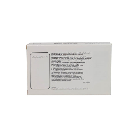 Azithromycin 250mg Tabs [Z-PACK] 6/Pack