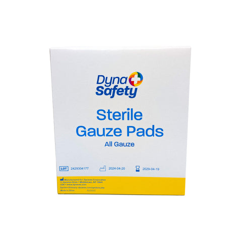 Gauze, 4x4" Sterile 1's 10/Box