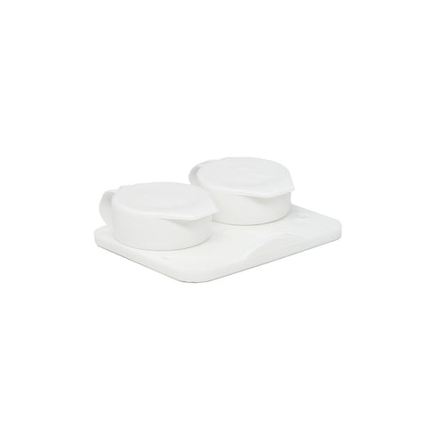 Contact Cases, Flip top, White, 50/Bag