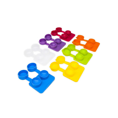 Contact Cases, Flip top, Assorted Colors, 50/Bag