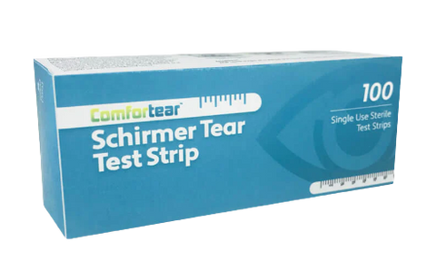 Schirmer Strips Eye (100/Box) - Comfortear Optometry at Stag Medical - Eye Care, Ophthalmology and Optometric Products. Shop and save on Proparacaine, Tropicamide and More at Stag Medical & Eye Care Supply