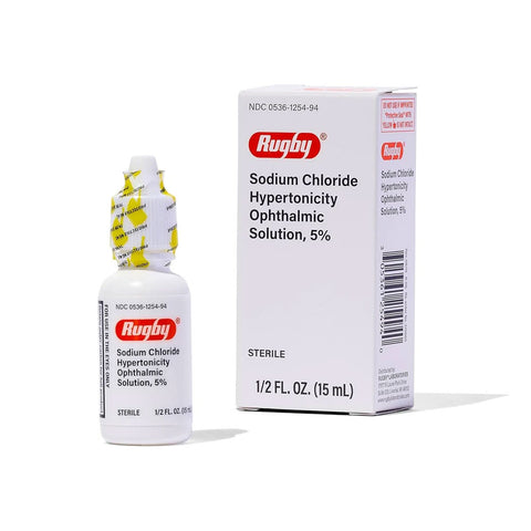 Sodium Chloride Hypertonicity Ophthalmic Solution, 5% 15mL | Rugby