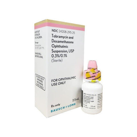Tobradex (Tobramycin/Dexamethasone) 0.3%/0.1% 2.5mL | Bausch & Lomb
