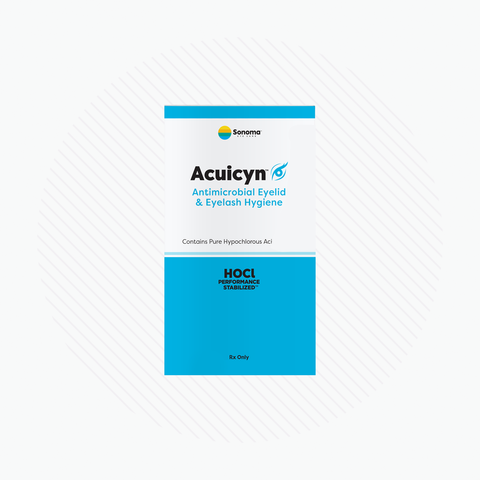 Acuicyn Antimicrobial Eyelid & Eyelash Hygiene - Hypochlorous Solution