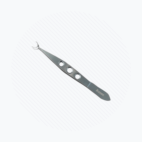 Amniotic Membrane Applicator Forceps "Renee Membrane Grip" Titanium