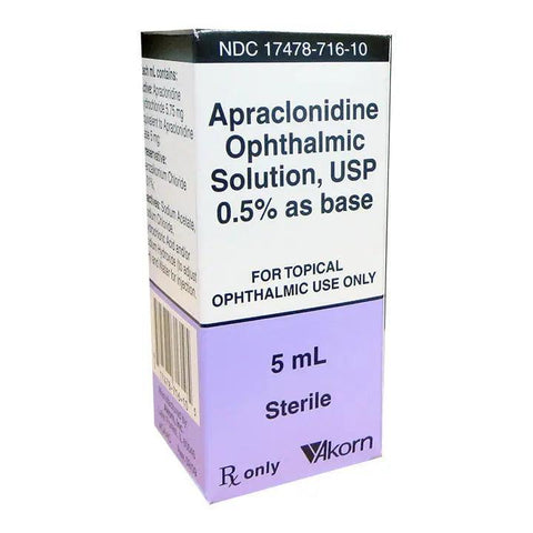 Apraclonidine Ophthalmic Solution 0.5%, 5 mL