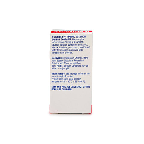 (Atropine) Homatropaire Homatropine 5% 5mL Ophthalmic Solution
