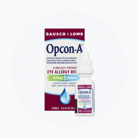 Bausch & Lomb Opcon-A Eye Drops for Allergy Relief (15mL)