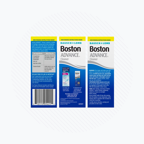 Boston Advance Cleaner Solution, for Gas Permeable Contact Lenses, 1 Fl Oz