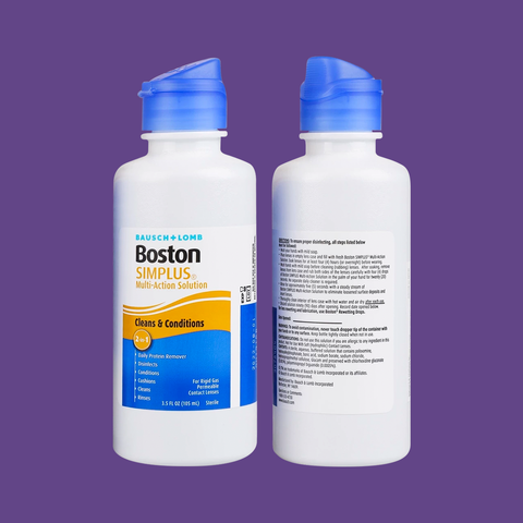 Boston Simplus Multi-action Rigid Gas Perm Solution, 3.5oz