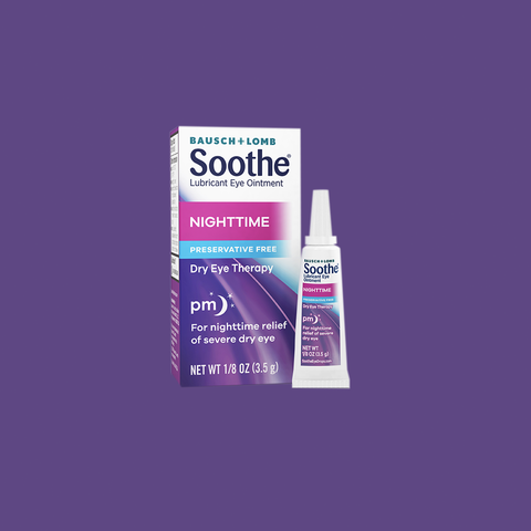 Soothe Eye Ointment by Bausch & Lomb, Nighttime Preservative Free Ointment (1.8 Oz tube)