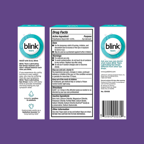 Blink Tears Lubricating Eye Drops