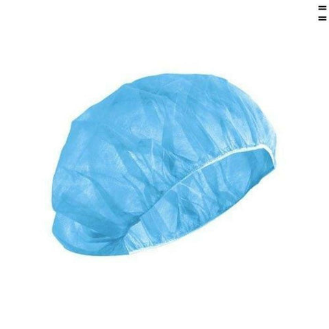 PPE Bouffant Surgical Cap - Blue - 21" - 100/Box at Stag Medical - Eye Care, Ophthalmology and Optometric Products. Shop and save on Proparacaine, Tropicamide and More at Stag Medical & Eye Care Supply