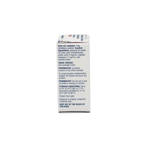 Diclofenac Sodium [VOLTAREN] 0.1% 5mL