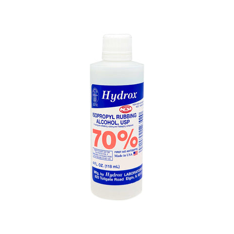 Alcohol Isopropyl 70% Topical Solution 4oz Flip-Top