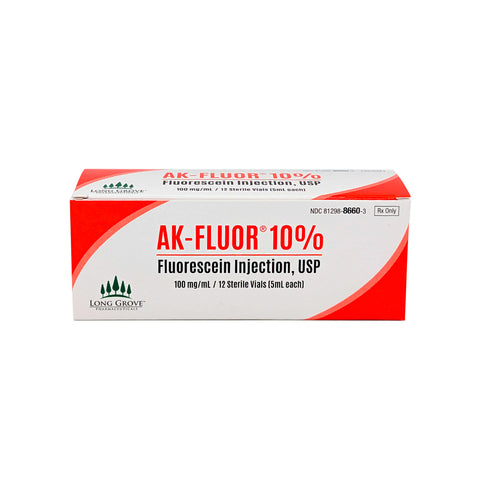 AK-Fluor (Fluorescein Dye) Injection 10% - 12/Pack
