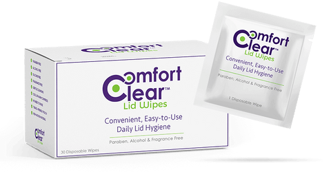 Eye Lid Wipes for Optometric. Comfort Clear at Stag Medical and Eye Care Supply.