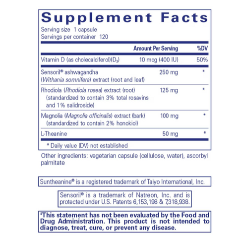 Pure Encapsulations Cortisol Calm