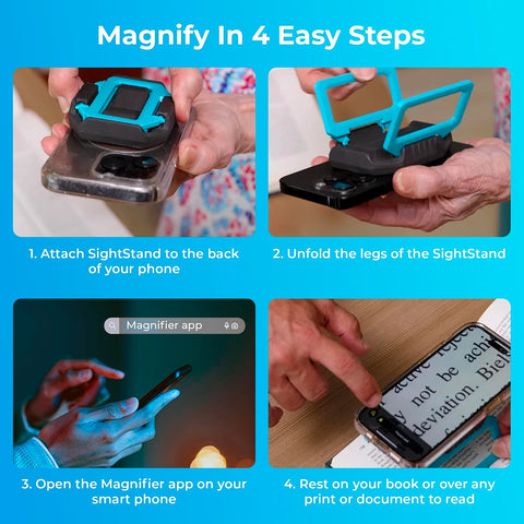 SightStand Phone Stand Magnifier