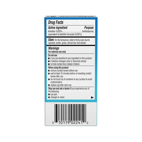 Alaway Antihistamine Allergy Eye Drops 10mL (60 Day Supply)