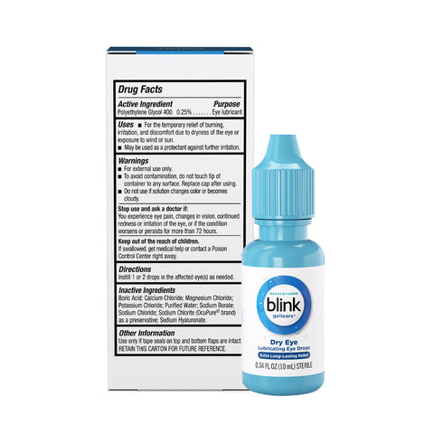 Blink Gel Tears Lubricating Eye Drops (10ml)