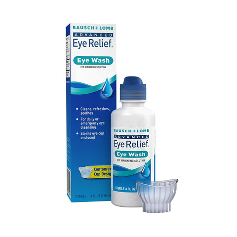 Advanced Eye Relief Eye Wash by Bausch & Lomb (4 oz Bottle)