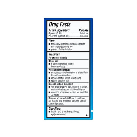 Bausch + Lomb Advanced Eye Relief® Dry Eye Lubricant Eye Drops – 15mL (0.5 fl oz)