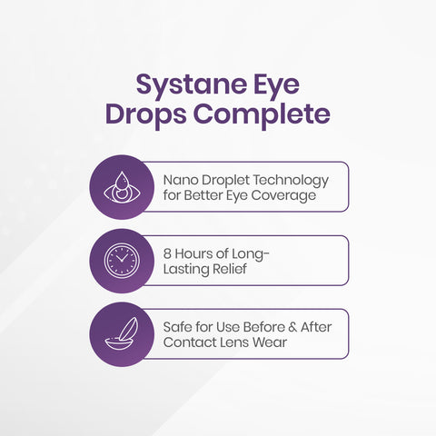 Systane Complete, Lubricant Eye Drops, Twin Pack (2 x 10ml Bottle)