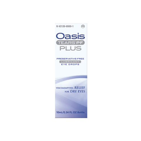 Oasis Tears Plus Preservative-Free Eye Drops (10ml Multi-drop Bottle)