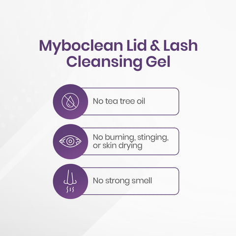 MyboClean Hydrating Lids and Lash Cleansing Gel (1 Bottle)