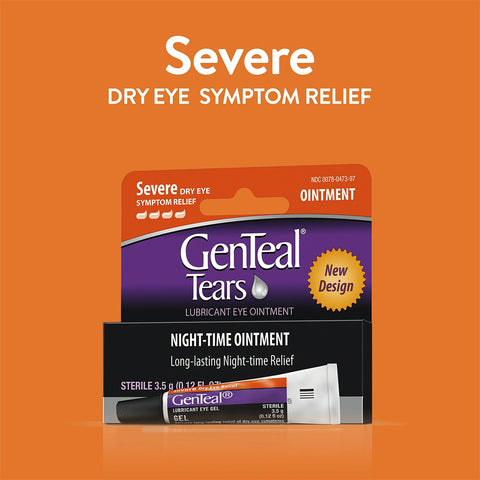 GenTeal Tears Night-Time Ointment Severe Dry Eye Symptom Relief (3.5g tube)