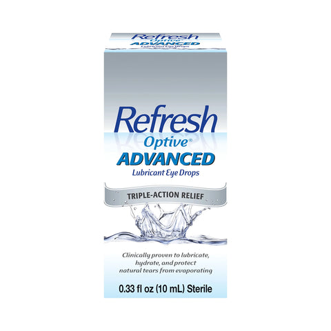 Refresh Optive Advanced Eye Drops (10 mL Bottle)