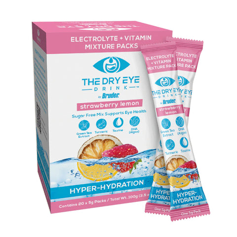 The Dry Eye Drink Hyper Hydration Additive (20-pack) (Strawberry Lemonade)