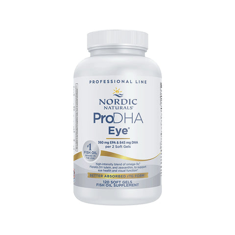 Nordic Naturals ProDHA Eye – Advanced Omega-3 with Lutein & Zeaxanthin for Vision & Eye Health – 60ct & 120ct Softgels