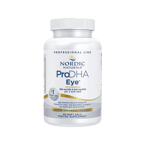Nordic Naturals ProDHA Eye – Advanced Omega-3 with Lutein & Zeaxanthin for Vision & Eye Health – 60ct & 120ct Softgels