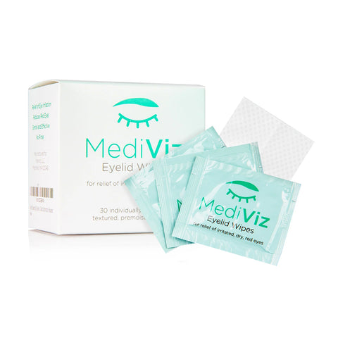 MediViz Eyelid Cleansing Wipes (No Tea Tree Oil)