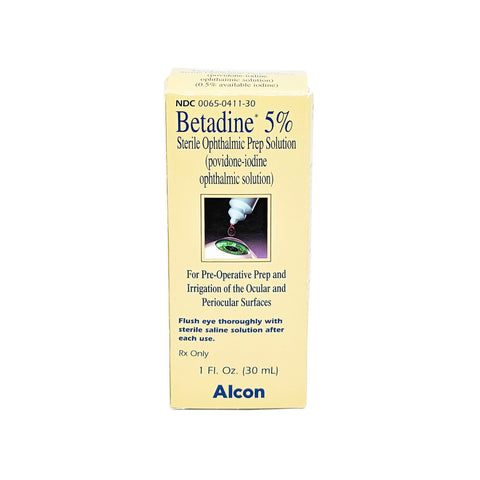 Betadine Ophthalmic Solution, 5%, 30mL, Alcon