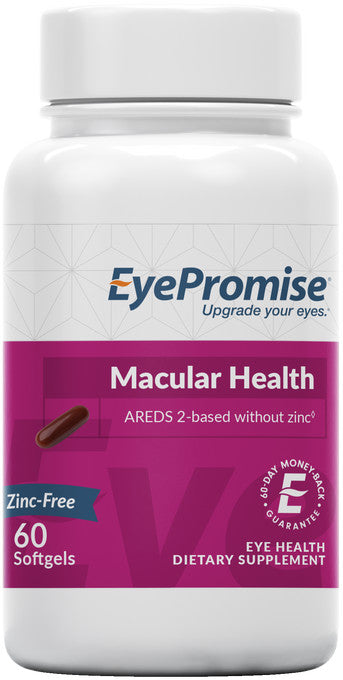 EyePromise Macular Health Eye Vitamin - No Zinc, Containing Lutein, Vitamin C, D, & E, Omega-3 Fish Oil, and Zeaxanthin