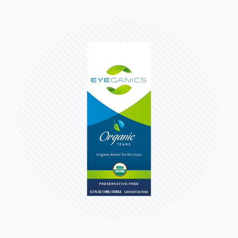 Eyeganics 100% Organic Preservative Free Eye Drops for Dry Eyes