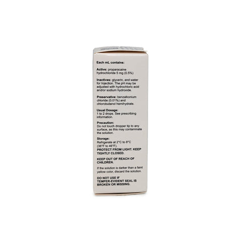 Proparacaine Ophthalmic Solution 0.5%, 15mL