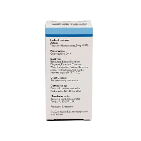 Tetracaine Ophthalmic Solution 0.5% 5mL