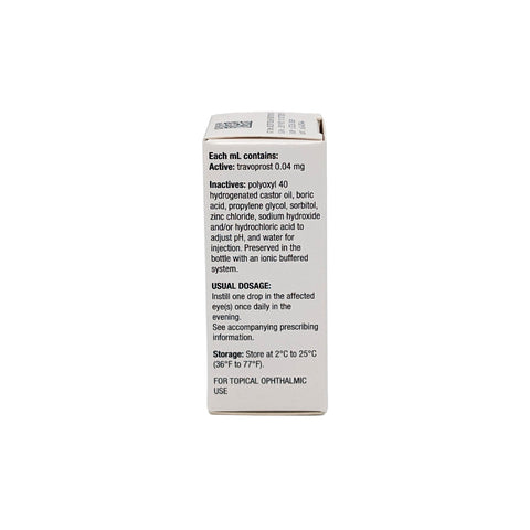 Travoprost [TRAVATAN] 0.004% 5mL