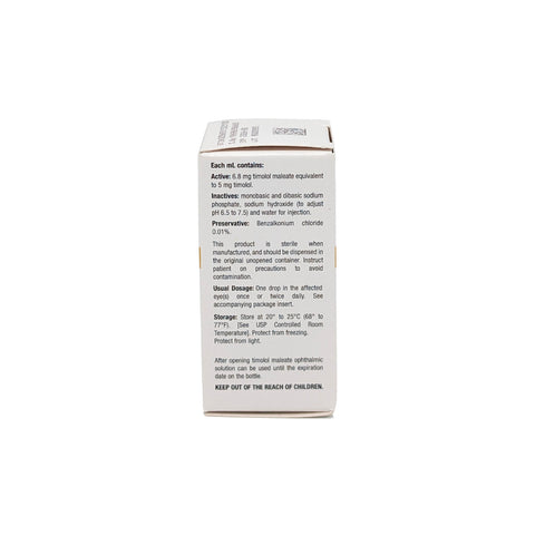 Timolol Maleate [TIMOPTIC] 0.5% 10mL