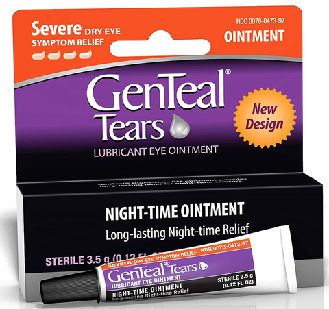 GenTeal Tears Night-Time Ointment Severe Dry Eye Symptom Relief (3.5g tube)