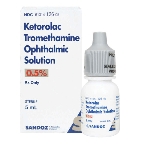 Ketorolac Ophthalmic Solution 0.5%, 5mL - Sandoz