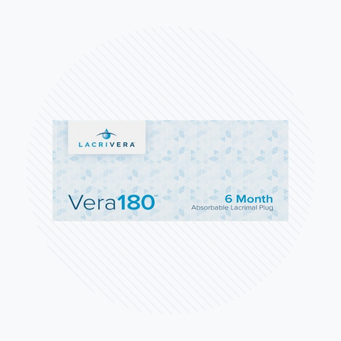 Lacrivera Vera180 Synthetic Absorbable Lacrimal 180 Day Plugs (10 Pairs)