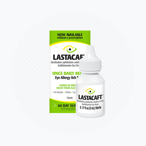 Lastacaft Once Daily Eye Allergy Itch Relief Drops (Twin Pack 2x5mL 120 Day Bottle)