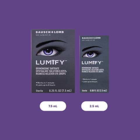 Lumify Eye Drops 2.5mL and 7.5mL (1 and 3 Month Supplies)